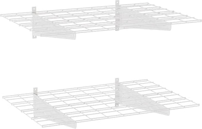 2-Pack 2x3ft Garage Wall Shelving, Heavy Duty Storage Shelves, 800lbs Load - Image 8