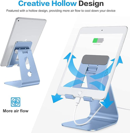 OMOTON Adjustable Tablet Stand for Desk, Upgraded Longer Arms for Greater - Image 5