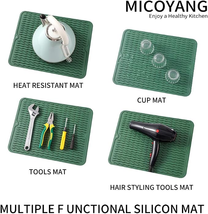Silicone Dish Drying Mat for Multiple Usage, Easy clean, Eco-friendly, - Image 4