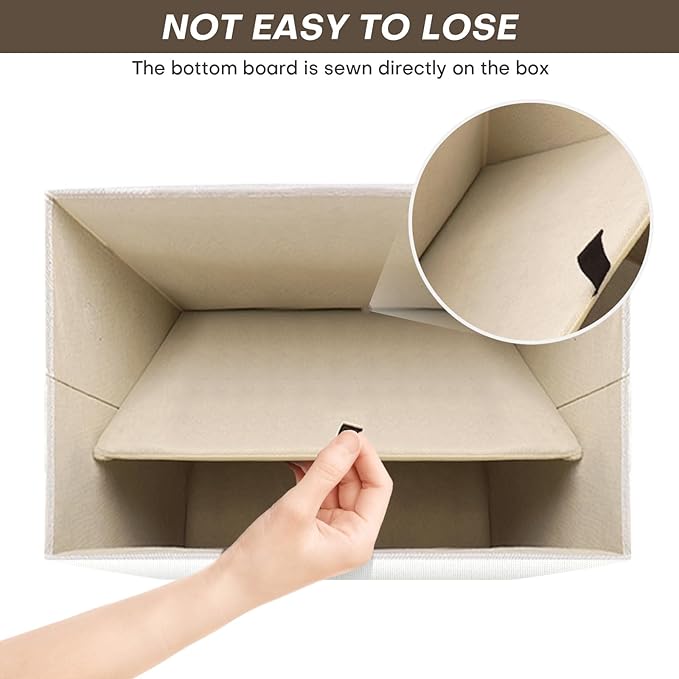 Large 17" 42 Quarts Collapsible Stackable Storage Bins - Image 5