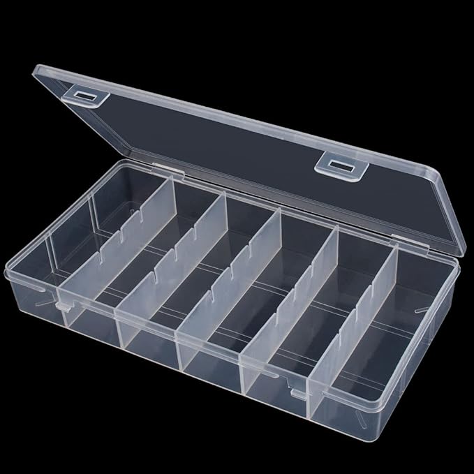 clear visible plastic storage box cosmetic tools storage box makeup tools - Image 4