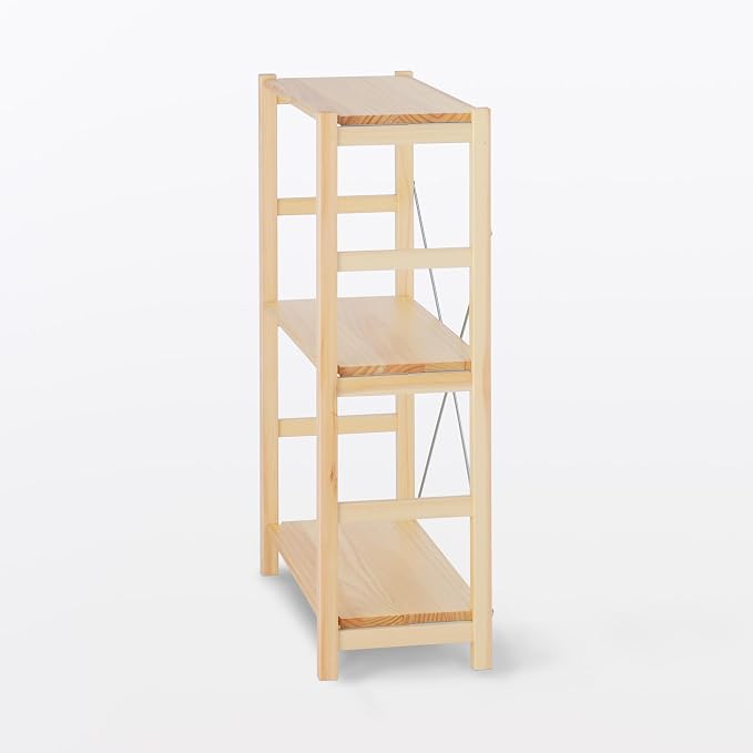 無印良品 MUJI 61182407 Pine Wood Shelf Unit, : 22.8 x 10.2 x 32.7 inches (58 x 2 - Image 4