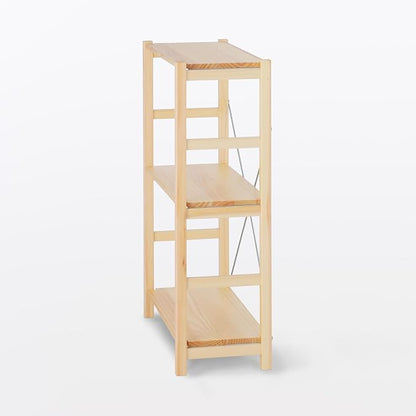 無印良品 MUJI 61182407 Pine Wood Shelf Unit, : 22.8 x 10.2 x 32.7 inches (58 x 2 - Image 4