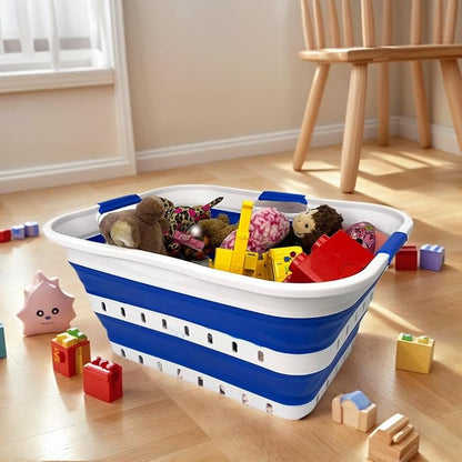 SAMMART 42L Collapsible Plastic Laundry Basket - Image 3