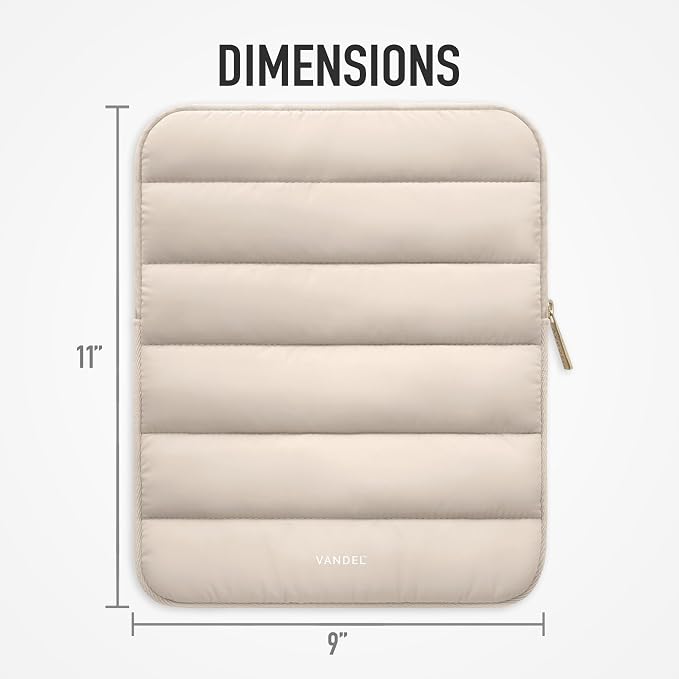 Vandel - The Original Puffy iPad Sleeve 9-11 Inch Tablet Sleeve, Cute iPad Air - Image 7