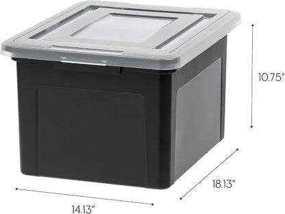 IRIS USA 35 Qt. Letter/Legal File Box - Image 2