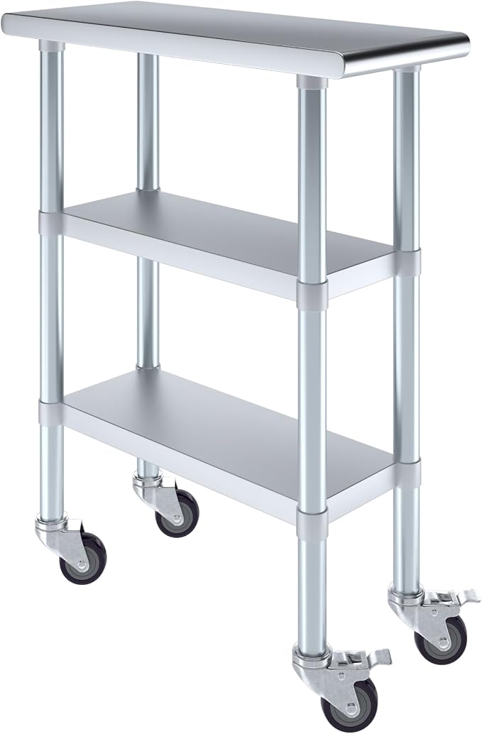 AmGood Stainless Steel Work Table by AmGood
