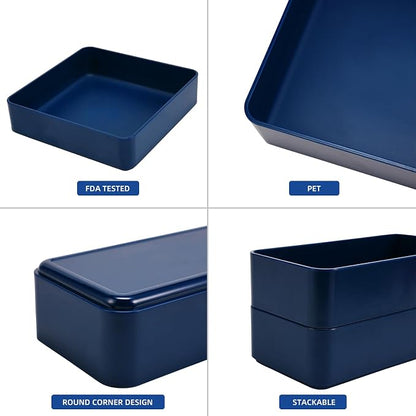 CHANCETSUI 11-Piece Stackable Drawer Organizer Set, Stationery, Utensils in - Image 7