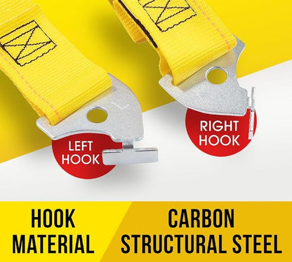 Mytee Products 8 Pack 2"x98.5" Pallet Rack Safety Straps - Image 5