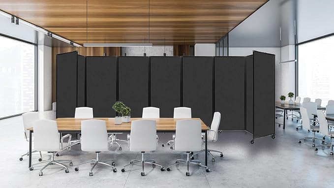 Versare Room Divider 360 Portable Wall Partition | Folding Panels | Large - Image 6