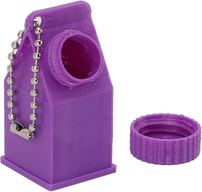 TOPINCN Milk Carton Box Keychain, Tolerant Holder Milk Carton Keychain Holder - Image 6