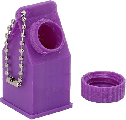 TOPINCN Milk Carton Box Keychain, Tolerant Holder Milk Carton Keychain Holder - Image 6