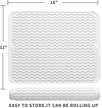 Silicone Dish Drying Mat for Multiple Usage, Easy clean, Eco-friendly, - Image 2