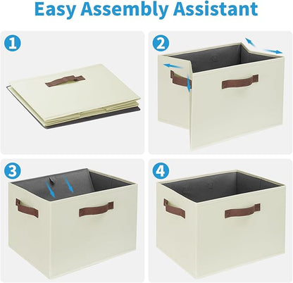 GhvyenntteS Large Fabric Storage Bins - Image 9
