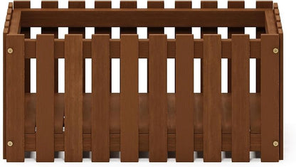 Furinno TIOMAN Planter Box, Hardwood Slat Style Flower Box, Rectangular Garden - Image 7