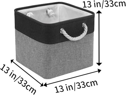Fabric Storage Cubes, 11 inch cube storage bin - Image 2