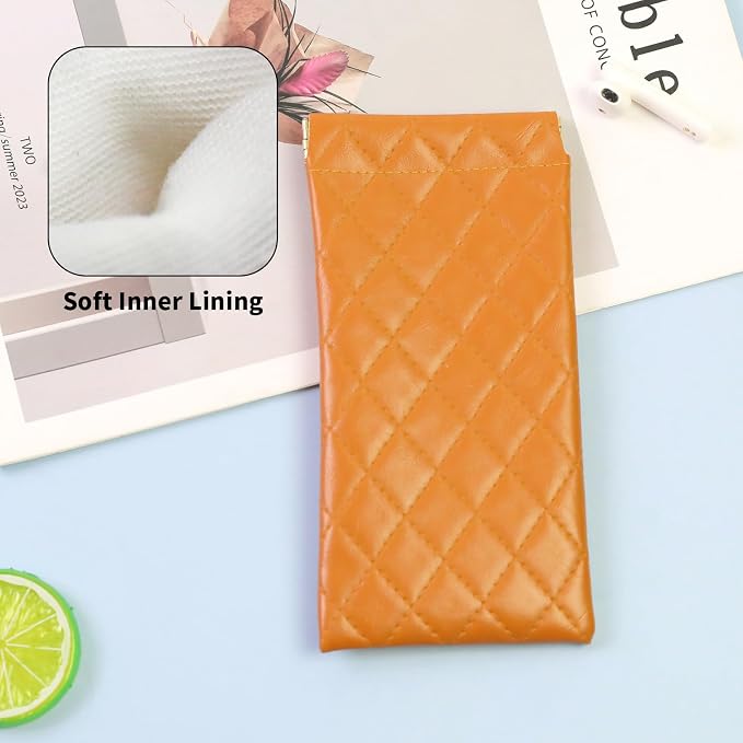 Double Eyeglass Case Soft Dual Glasses Case - Image 5