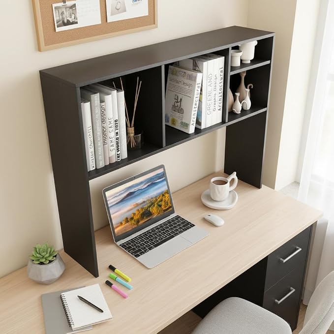 Tangkula Desktop Bookshelf, Countertop Storage Hutch - Image 5