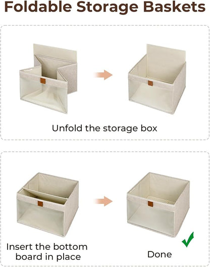 StorageWorks Closet Storage Bins, Large Storage Baskets - Image 6