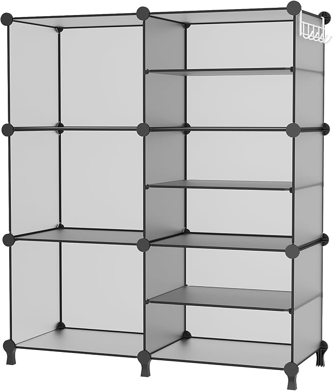 AWTATOS 6 Cube Closet Organizer Storage Shelves by AWTATOS