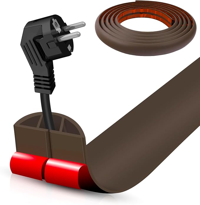 Floor Cord Cover Cable Cavity Self Adhesive Cord Hider Floor 10FT Floor Cable by DBHXXMB-HH