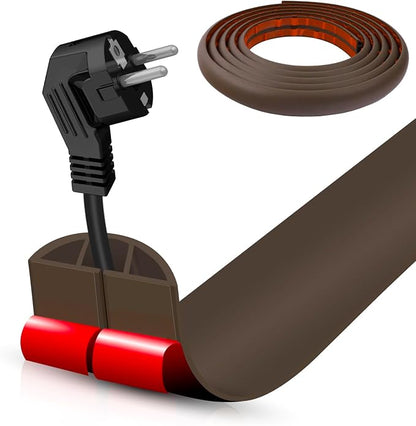 Floor Cord Cover Cable Cavity Self Adhesive Cord Hider Floor 10FT Floor Cable by DBHXXMB-HH