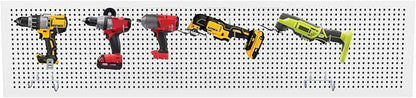 KINOMI 12 Pack Pegboard Hooks Heavy Duty Tool Hooks Pegboard Drill Holder Power - Image 6