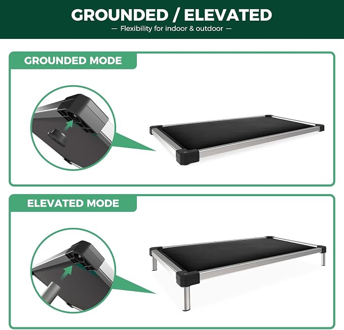 FXW TitanNest Chew-Proof Elevated Dog Bed, Raised Cot - Image 5