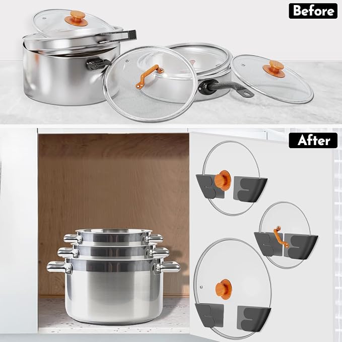 Universal Adjustable Pot Lid Organizer - Image 6