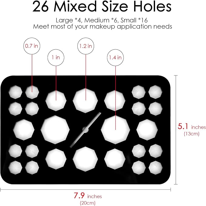 Makeup Brushes Drying Rack - Image 2