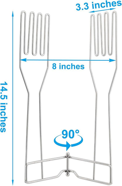 Kitchen Gloves Drying Rack, SUS 304 Stainless Steel Dish Gloves Holder - Image 4