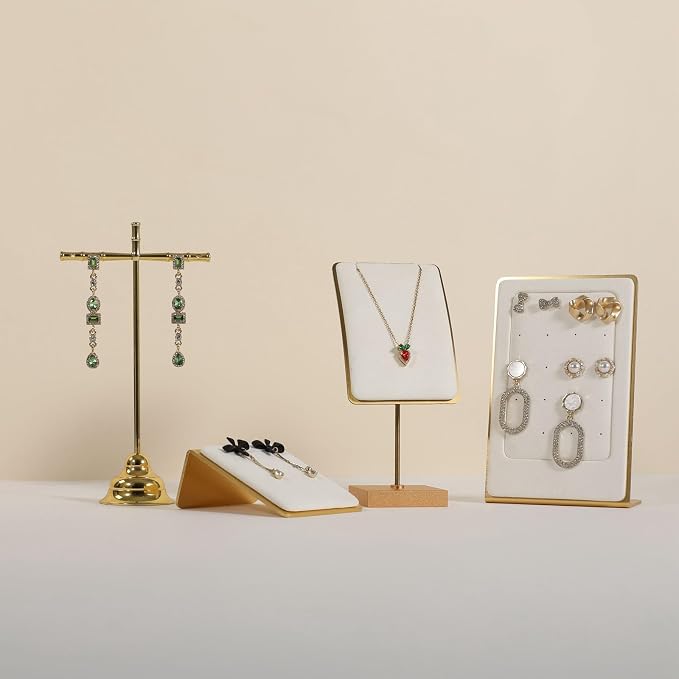 GemeShou White jewelry necklace display - Image 3