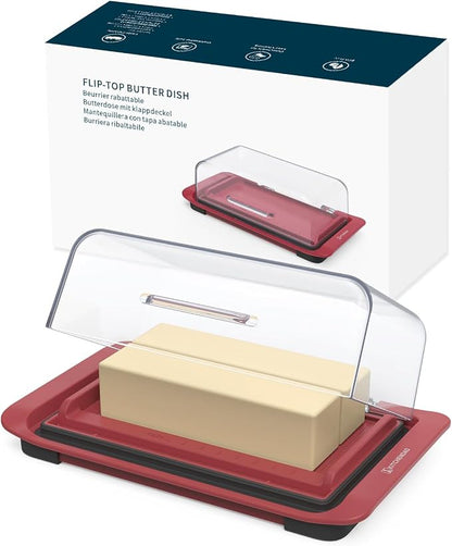 KITCHENDAO Airtight Flip-Top Butter Dish by KITCHENDAO