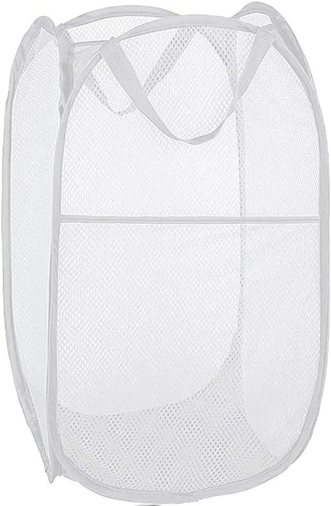 BATTOO Deluxe Strong Mesh Pop up Laundry Hamper Basket by BATTOO