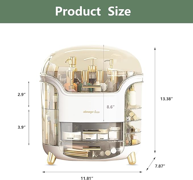 Upgrade Large Makeup Organizer Countertop Vanity Organizer Cosmetic Organizer - Image 5