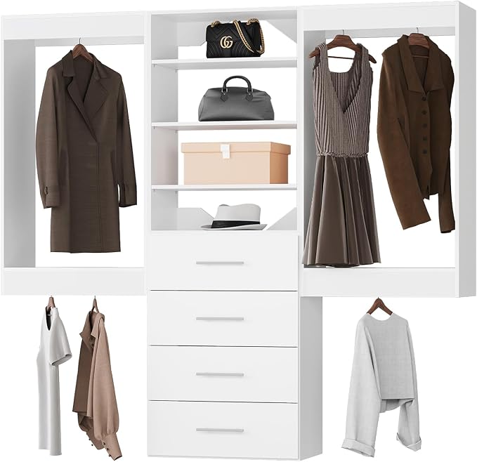 ROOMTEC Modular Closet System, Wooden Tower by ROOMTEC