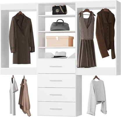 ROOMTEC Modular Closet System, Wooden Tower by ROOMTEC
