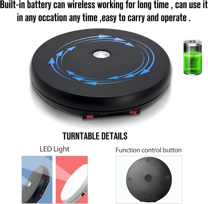 JAYEGT Motorized Rotating Display Stand - Image 6