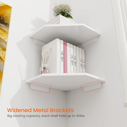 Corner Wall Shelf, Corner Shelf Floating - Image 6