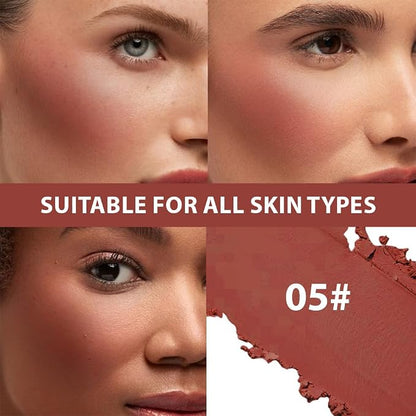 Powder Matte Blush Cheeks Face Makeup - Image 3