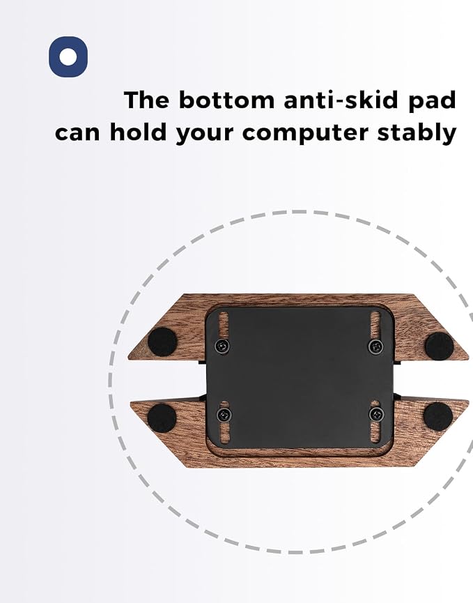 Adjustable Vertical Laptop Stand, MacBook Holder - Image 3