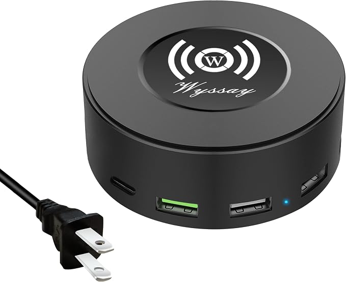 75W 6-Port Desktop Charging Station by Wyssay