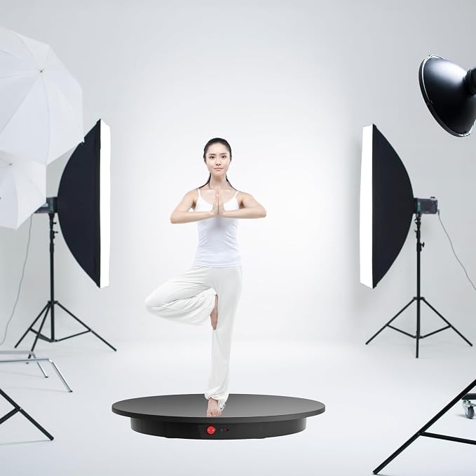 JAYEGT Motorized Rotating Display Stand, 350Lbs Load, 360 Degree Electric - Image 4