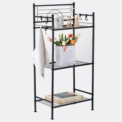 L&H UNICO 3-Tier Free Standing Wire Rack Durable Metal Shelving Storage Unit - Image 6