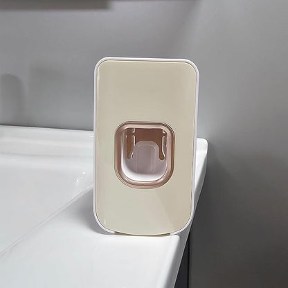 2 Slot Toothbrush Holder and Toothpaste Dispenser Wall Mounted, Automatic - Image 5