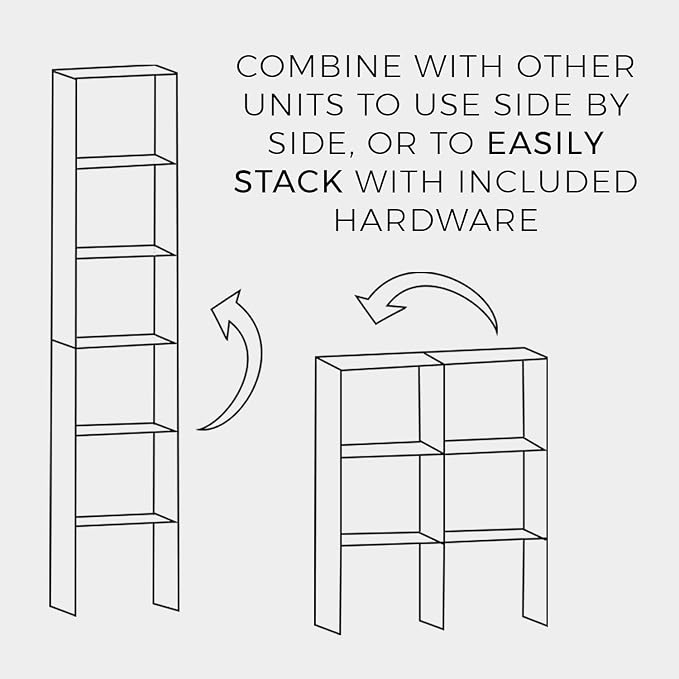 ClosetMaid 8953 Stackable Vertical Organizer, 31.5" H x 12.01" W x 11.61" D - Image 6