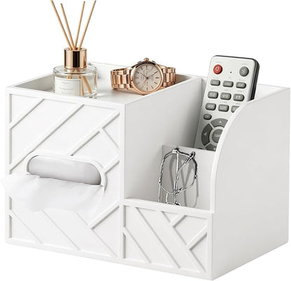 Aesthetic Tissue Box Cover, Modern Minimalist Remote Control Holder by Thelittlebeautyoflife