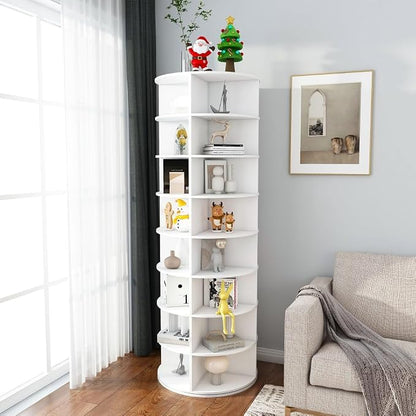 Shoe Organizer 8-Tier Spinning Shoe Rack - Image 8