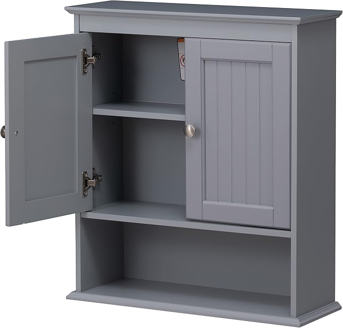 Spirich Bathroom Medicine Cabinet Over Toilet, Wall Mounted Cabinet, Hidden & - Image 7