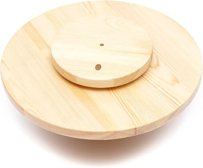 63 Slots Essential Oil Bottle Holder 4 Tiers Wooden Rotating Round Essential - Image 3